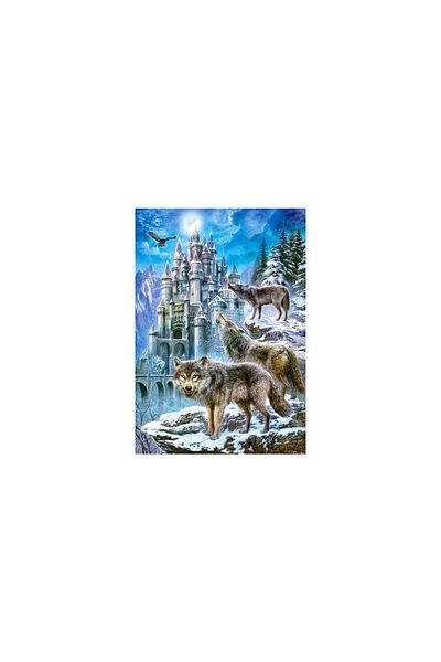 Castorland Puzzle Castorland - Wolves and Castle, 1500 pieces