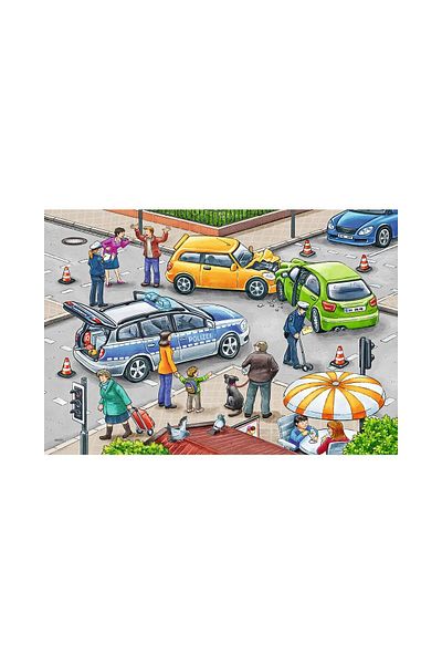 RAVENSBURGER Ravensburger Puzzle - Police, 2x12 pieces
