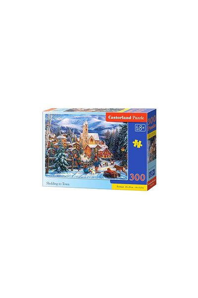 Castorland Puzzle Castorland - Sledding To Town, 300 Pieces