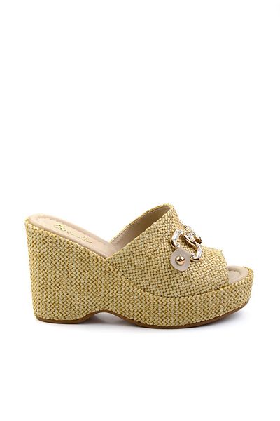 Bambi Beige Women's Slippers K04688002028