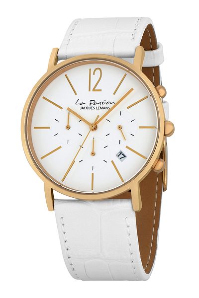 Jacques Lemans Ladies Watch Jacques Lemans LP-123P, Quartz, 40mm, 5ATM