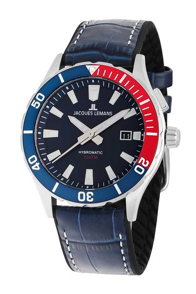 Jacques Lemans Mens Watch Jacques Lemans 1-2131B, Quartz, 43mm, 10ATM