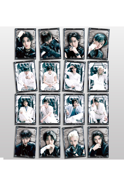 Güneş Kırtasiye Stray Kids GIANT 16 Adet Fotokart Kpop Kart Set 300gr Parlak Kuşe Kağıdına Basılmıştır