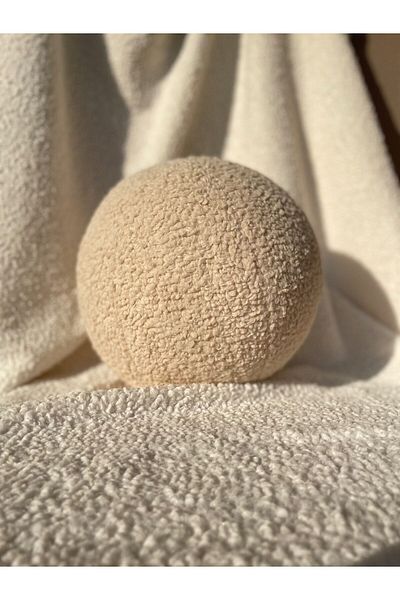 Cherry Bloom Cotton Ball Pillow Large