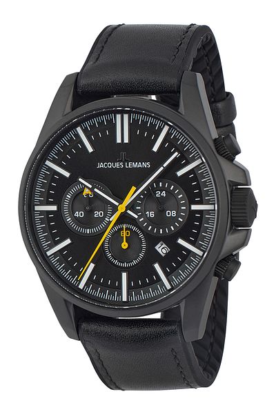 Jacques Lemans Ανδρικό Ρολόι 1-2119b, Quartz, 44mm, 10atm