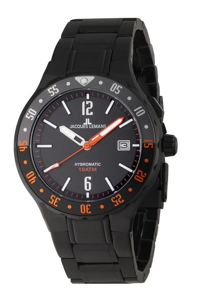 Jacques Lemans Ανδρικό Ρολόι Jacques Lemans 1-2109I, Quartz, 42mm, 10ATM