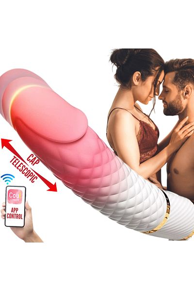 Joynest White Devil Unisex By ® – Dispozitiv Telescopic Cu Control Prin Aplicație
