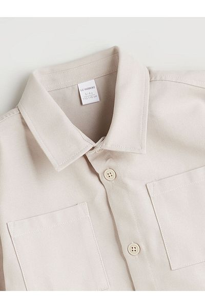 LC Waikiki New Season Cotton Pocket Boy's Shirt - S5Q699Z1