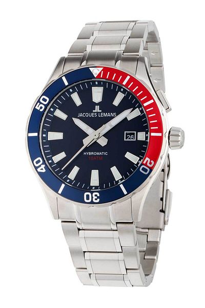 Jacques Lemans Mens Watch Jacques Lemans 1-2131E, Quartz, 42mm, 10ATM