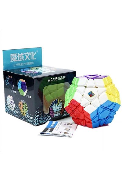 BV Cub Magic 3x3x3 Moyu MeiLong Megaminx Convex, Fără Autocolante, 359CUB-1