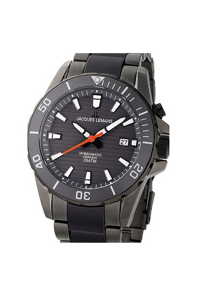 Jacques Lemans Ανδρικό Ρολόι Jacques Lemans 1-2222A, Quartz, 42mm, 20ATM