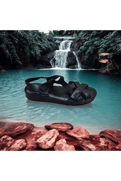 Ercan Σανδάλια Konay 223 από γνήσιο δέρμα μεγάλου μεγέθους