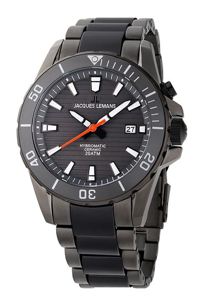 Jacques Lemans Ανδρικό Ρολόι Jacques Lemans 1-2222A, Quartz, 42mm, 20ATM