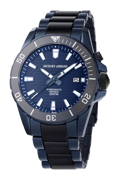 Jacques Lemans Mens Watch Jacques Lemans 1-2222B, Quartz, 42mm, 20ATM
