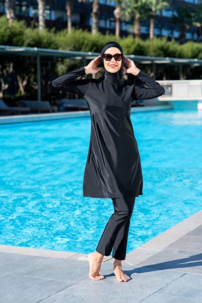 Ruko Maio RUKOMAYO SİYAH RENK BALIKÇI YAKA LYCRA ( SU İTİCİ VE ÇABUK KURUYAN ...