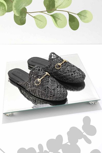 Bambi Black Women's Slippers K04292766916