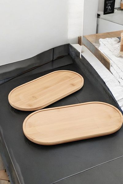 LUMİNA 2 Pieces 1St Quality Bamboo Presentation Tray