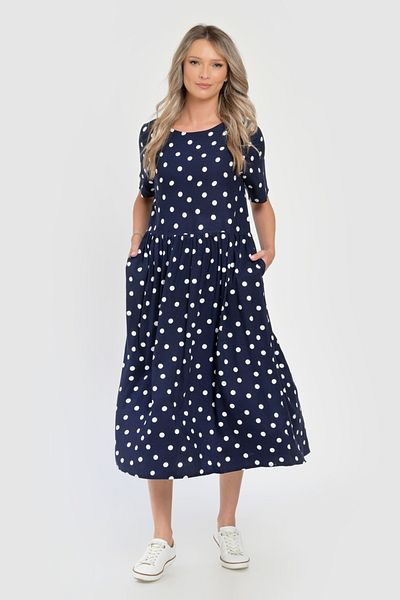 Eranthe Rochie Midi Dama V286, cu Buline