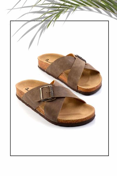 Bambi Γυναικείες Παντόφλες Mink K04819301201