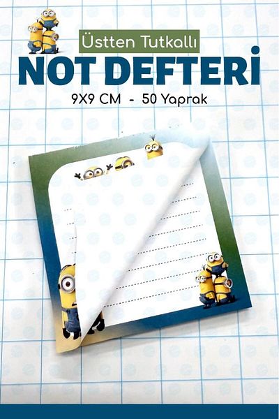 t tuğset etiket Note Pad Memo Pad Notepad Notepad Notepad Homework Notebook 9X9 Cm-T1392