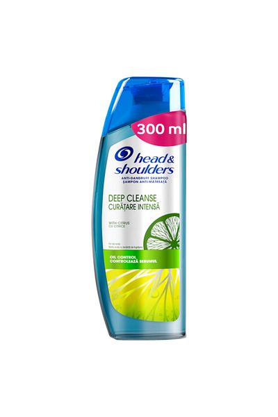 Head&Shoulders Sampon Head & Shoulders Detoxifiere profundă pentru scalp, 300 ml, Citrice