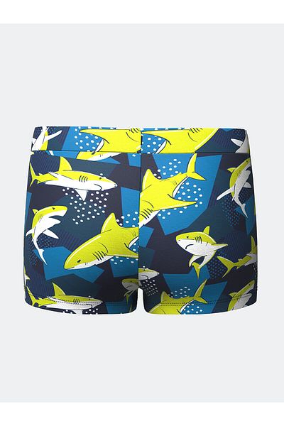 LC Waikiki Pantaloni scurți de baie pentru băiat cu imprimeu cu talie elastică