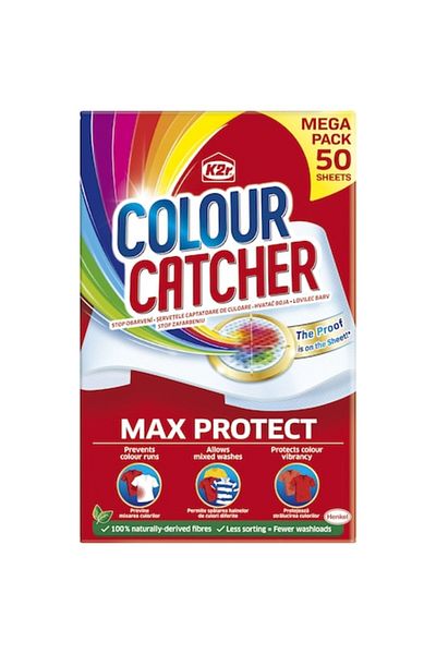 K2R Colour Catcher Max Protect, 50 Sheets