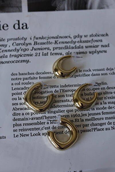 STOLIA Oval Halka Küpe