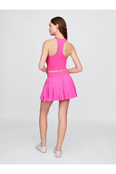 GAP Kadın Pembe Halter Yaka Crop Spor Üst