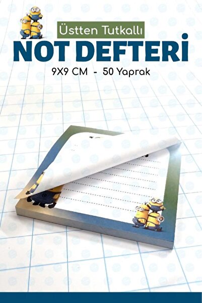 t tuğset etiket Note Pad Memo Pad Notepad Notepad Notepad Homework Notebook 9X9 Cm-T1392
