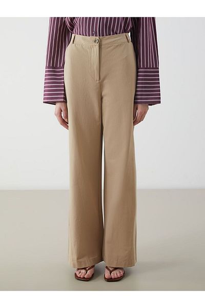 LC Waikiki Lcw Modest Standard Fit Poplin Women's Trousers