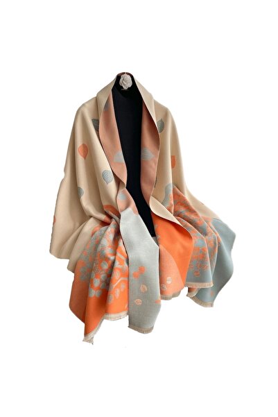 The Casius. Eșarfă pentru femei din materiale premium, Copac cu frunze, modelul Casius.
