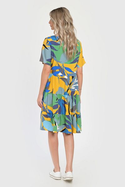 Eranthe Rochie Medie Dama V293, cu Imprimeu Floral