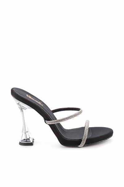Bambi Matte Black Women's Slippers K04527995338