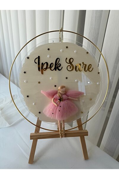 Karudesignn PERİ KIZI PLEKSİ KAPI SÜSÜ