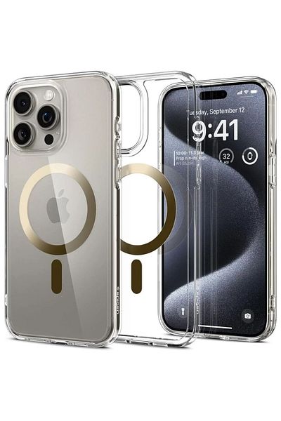 Spigen Case Ultra Hybrid Magsafe Iphone 15 Pro Max Gold