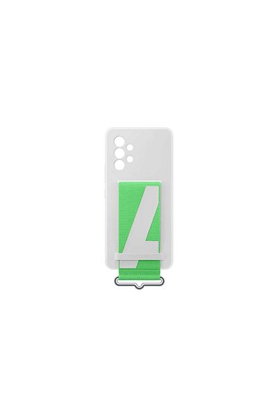 Samsung Original Galaxy A53 5g Silicone Cover With Strap White