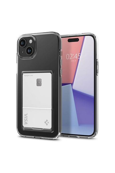 Spigen Case Crystal Slot Iphone 15 Transparent