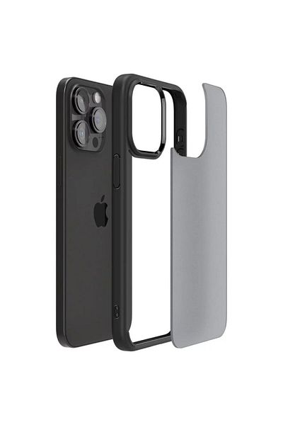 Spigen Ultra Hybrid Iphone 15 Pro Frost Black case