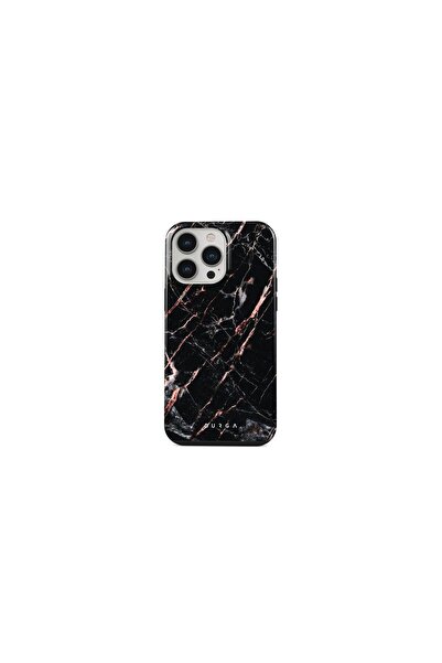 BURGA Husa iPhone 14 Pro Max Dual Layer Rose Gold Marble