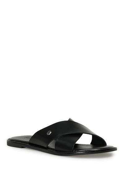 Nine West Yukk a 3Fx Black Women's Flat Slippers