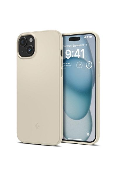Spigen Thin Fit Iphone 15 Case Mute Beige