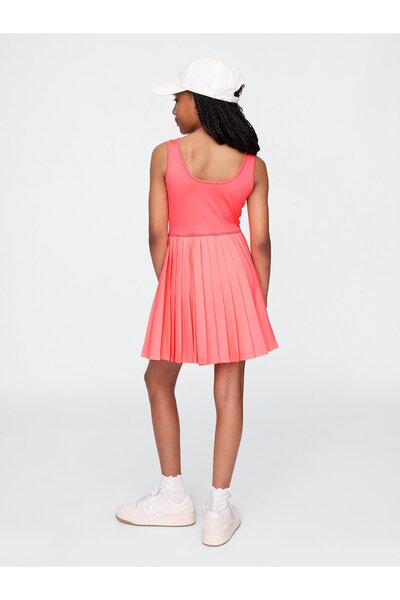 GAP Kız Çocuk Pembe Çocuk Pileli Tenis Elbisesi