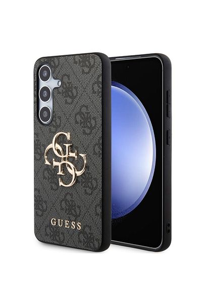 Guess Pu Case 4g Metal Logo Samsung Galaxy S24 Gray