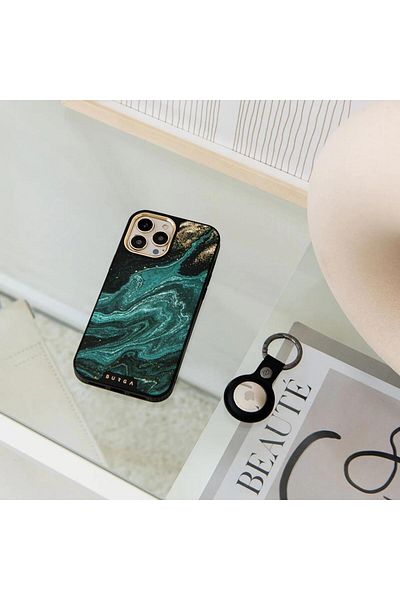 BURGA Elite Gold Emerald Pool Iphone 14 Pro Max case