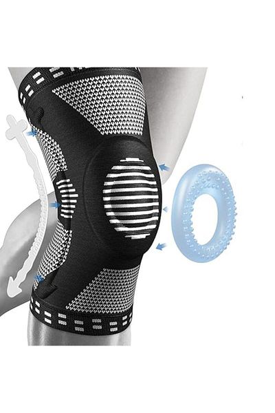 X LOT Professional Knee Brace, Compression Knee Sleeve with Patella Gel Pad & Side Stabilizers for sport