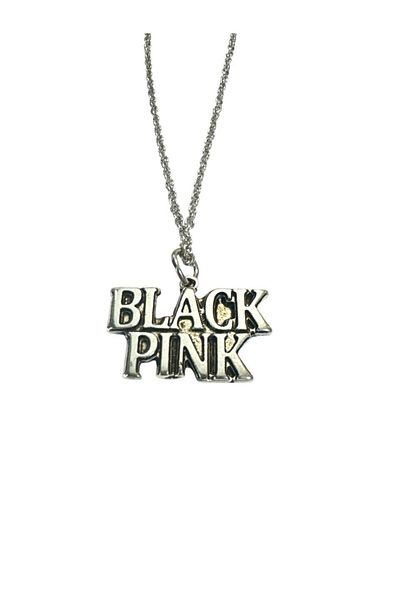Herşey Nota Blackpink Group Logo Unisex Fan Necklace – K-Pop Style 60cm Chain Jewelry