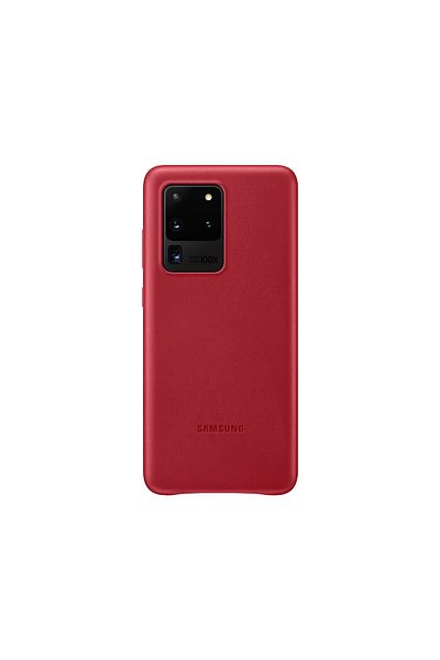 Samsung Original Galaxy S20 Ultra Leather Cover Red