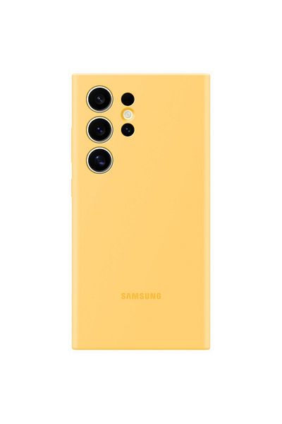 Samsung Husa Originala Silicone Cover Galaxy S24 Ultra Yellow