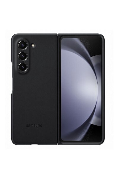 Samsung Husa Originală din piele pentru Galaxy Z Fold5, culoare Graphite